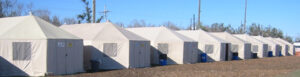 GFP Temporary Housing Camp Cameron Exterior 19x35 Yurt Row